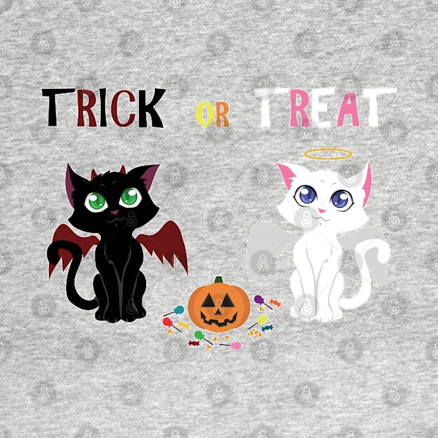 Trick or Treat Kittens by SakuraDragon